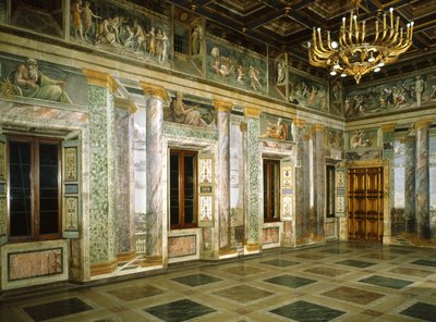Zaal van Perspectieven door Baldassarre Peruzzi