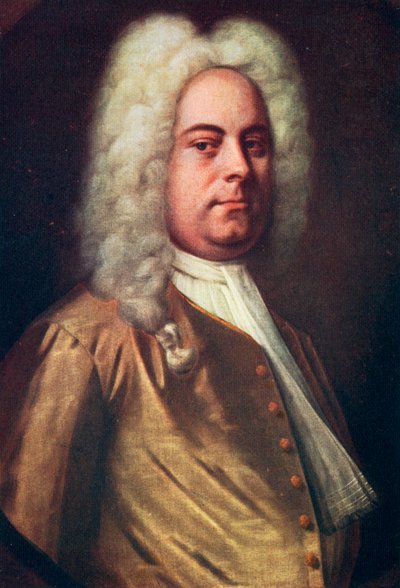 George Frideric Handel, 1685-1759, Duitse componist, ca. 1730s door Balthasar Denner