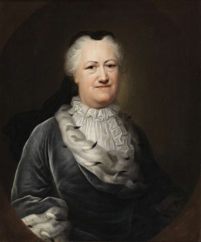 Portret van Elisabeth Sophie Marie, Prinses van Brunswick-Wolfenbüttel 1683-1767, 1747 door Balthasar Denner