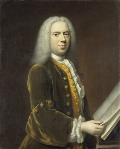 Portret van een man, waarschijnlijk Cornelis Troost (1696-1750) door Balthasar Denner