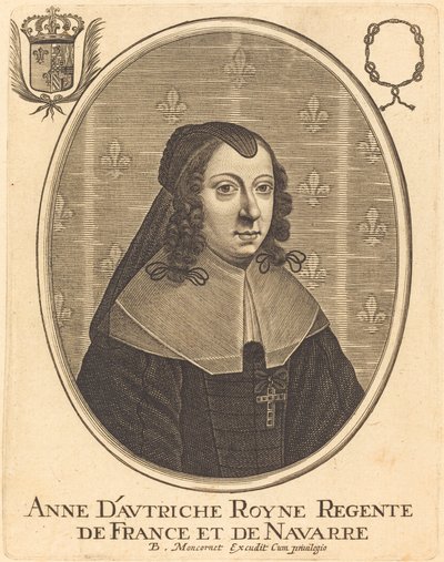Anna van Oostenrijk door Balthasar Moncornet