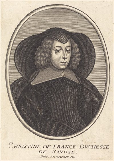 Christine van Frankrijk door Balthasar Moncornet