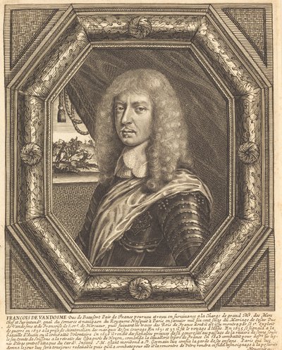 François de Vendôme, hertog van Beaufort door Balthasar Moncornet