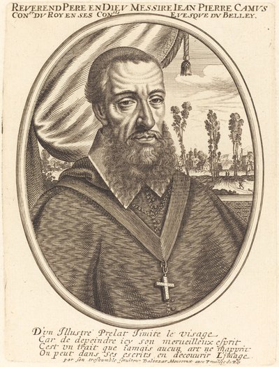 Jean Pierre Camus door Balthasar Moncornet