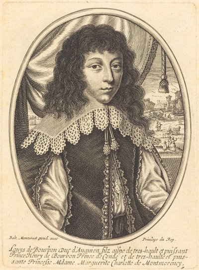 Louis II de Bourbon-Condé door Balthasar Moncornet