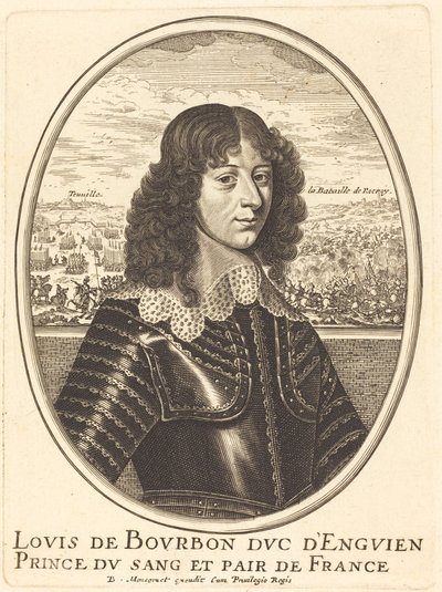 Louis II de Bourbon-Condé door Balthasar Moncornet