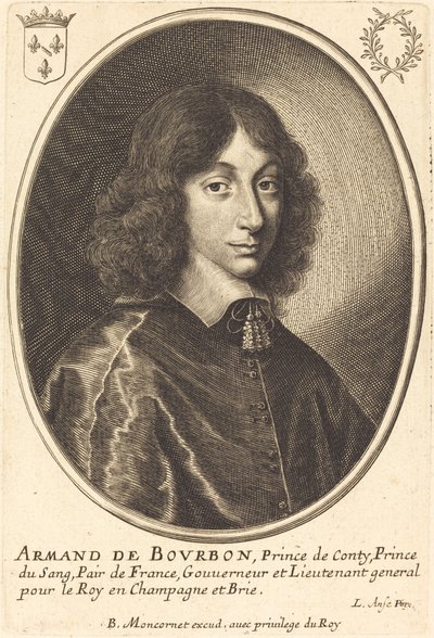 Armand de Bourbon door Balthasar Moncornet after Luggert van Anse