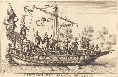 Capitana del Armata de Colco door Balthasar Moncornet after Remigio Cantagallina
