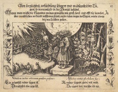 Von sorglichkeit ansächtung, schwere und mühsamkeit der Tugent, so vornemlich in der Demut..., 1652 door Balthasar Schwan