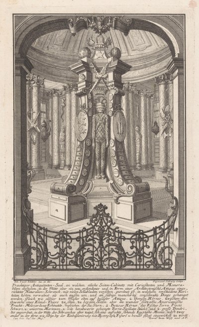 Antiquiteitenzaal door Balthasar Sigmund Setletzky