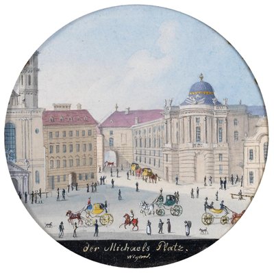 Het Sint-Michielsplein in Wenen door Balthasar Wigand