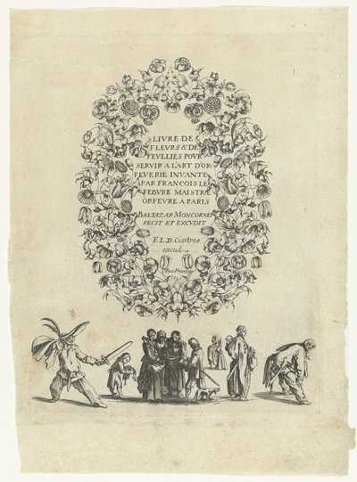 Titelblad: Livre de Fleurs & de Feullies pour servir a l