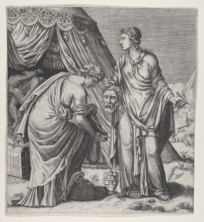 Judith met het Hoofd van Holofernes door Balthazar van den Bos