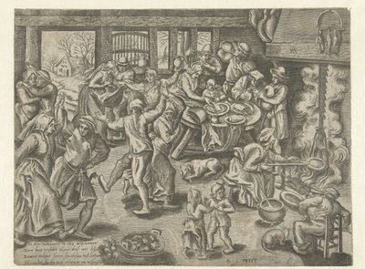 Vastenavond door Balthazar van den Bos