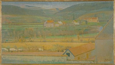 De Vallei van de Yonne door Balthus Klossowski de Rola