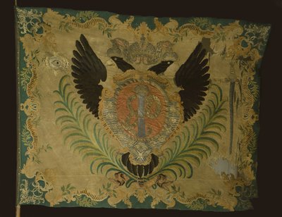 Vlag van het Leib-Guard Preobrazhensky Regiment, 1742 door Banners and Standards Flags