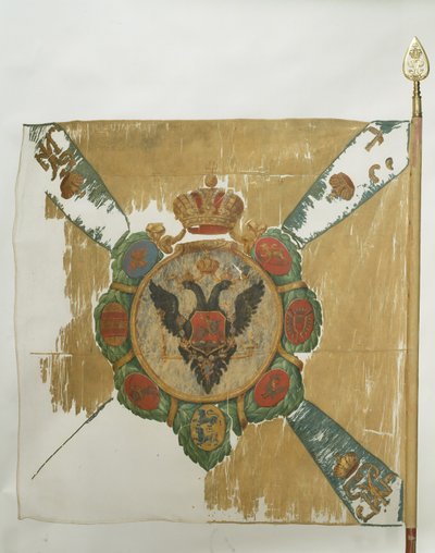 Vlag van het Semenovsky Life-Guards Regiment, 1762 door Banners and Standards Flags