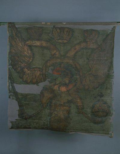 Keizerlijke regimentsvlag ten tijde van Peter de Grote, 1700 door Banners and Standards Flags