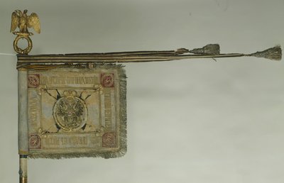 Sint-Jorisstandaard van de cavalerie ten tijde van Alexander II, 1872 door Banners and Standards Flags