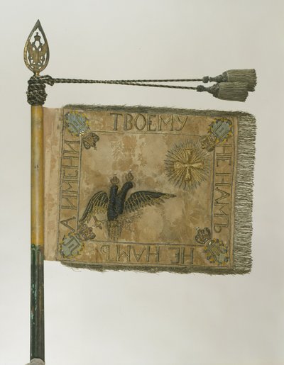 Standaard van het Levenswacht Cuirassier Regiment van Zijne Majesteit, 1800 door Banners and Standards Flags