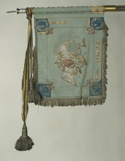 De Standaard van Sint-Joris van het Levenswacht Cuirassier Regiment, ca. 1830 door Banners and Standards Flags