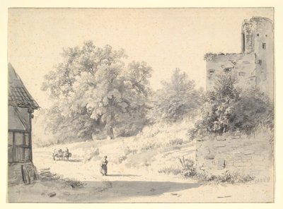 Landschap door Barend Cornelis Koekkoek