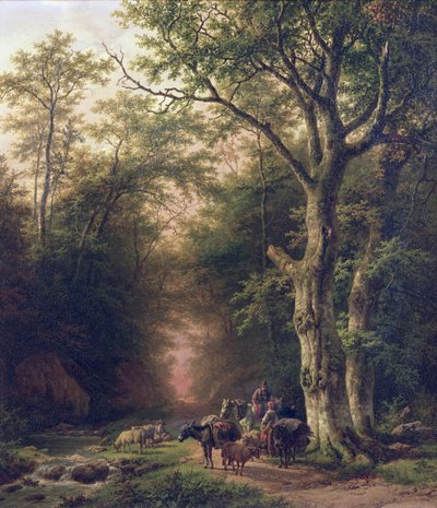 Onbekend schilderij door Barend Cornelis Koekkoek