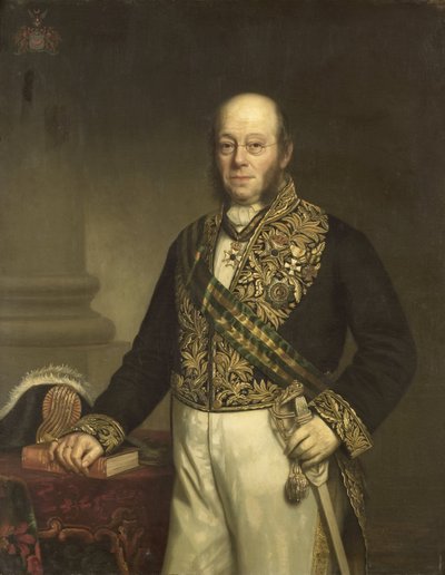 Ludolph Anne Jan Wilt Baron Sloet van de Beele (1806-90). Gouverneur-generaal (1861-66) door Barend Leonardus Hendriks