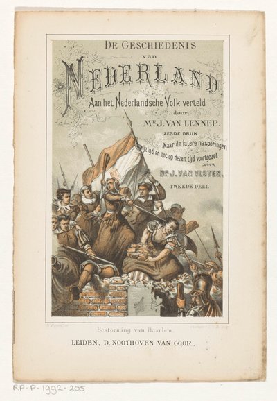 Bestorming van Haarlem door Barend Wijnveld