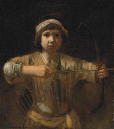 Ismaël met pijl en boog door Barent Fabritius