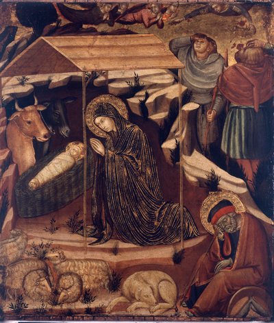 Aanbidding van de herders door Barnaba da Modena