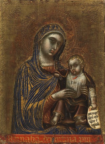Maagd en kind, ca. 1365-70 door Barnaba da Modena