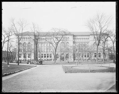 Newberry Bibliotheek, Chicago, Illinois, VS, ca. 1905 door Barnes and Crosby