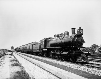 Pennsylvania Limited trein, Chicago, Illinois, VS, ca. 1908 door Barnes and Crosby