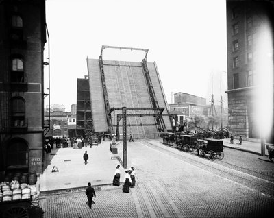 State Street Brug, Chicago, Illinois, VS, ca. 1905 door Barnes and Crosby