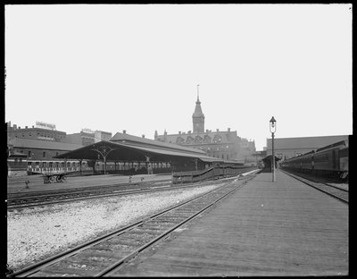 Wells Street Station, Chicago, Illinois, VS, ca. 1905 door Barnes and Crosby