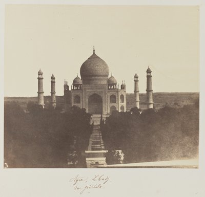 Agra, De Taj, algemeen beeld door Baron Alexis de La Grange