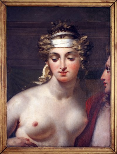 Fragment van de ontvoering van Helene, 18e-19e eeuw door Baron Antoine Jean Gros