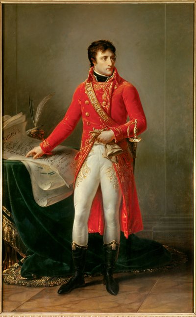 Portret van Napoleon Bonaparte als Eerste Consul door Baron Antoine Jean Gros