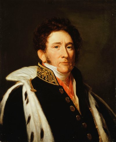 Portret van Louis-Marie-Joseph, Graaf de Brigode, Pairde Frankrijk door Baron Antoine Jean Gros