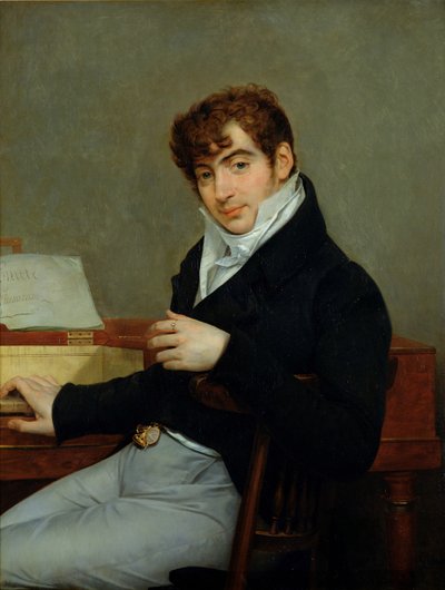 Portret van Pierre Zimmermann (1785-1853) 1808 door Baron Antoine Jean Gros