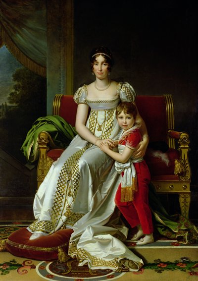 Hortense de Beauharnais Koningin van Holland en haar Zoon, Napoleon Charles Bonaparte, 1806 door Baron François Pascal Simon Gérard