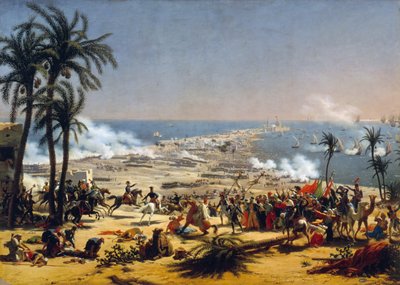 Slag bij Aboukir, 25 juli 1799 door Baron Lejeune Louis François