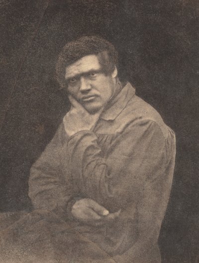 Portret van een man door Baron Louis Adolphe Humbert De Molard