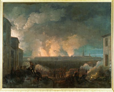 Bombardement op Wenen ... door Baron Louis Albert Bacler d