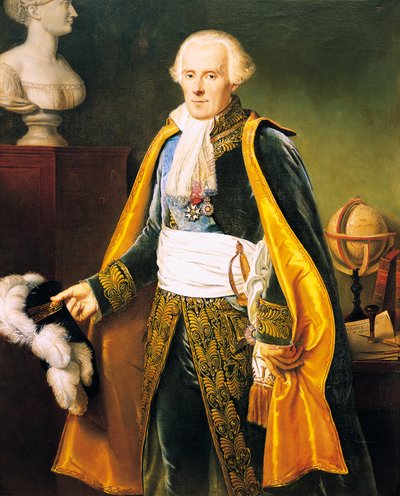 Portret van Pierre-Simon Laplace door Baron Pierre Narcisse Guerin