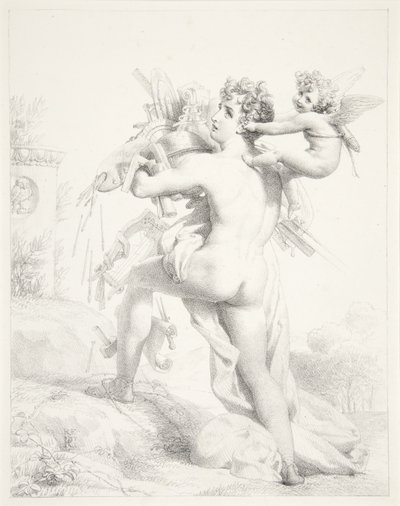 Qui trop embrasse, mal étreint door Baron Pierre Narcisse Guerin