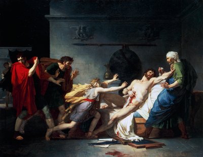 De dood van Cato de Jongere, ook bekend als Uticensis door Baron Pierre Narcisse Guerin