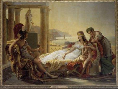 Aeneas vertelt Dido over de rampen in Troje door Baron Pierre Narcisse Guerin