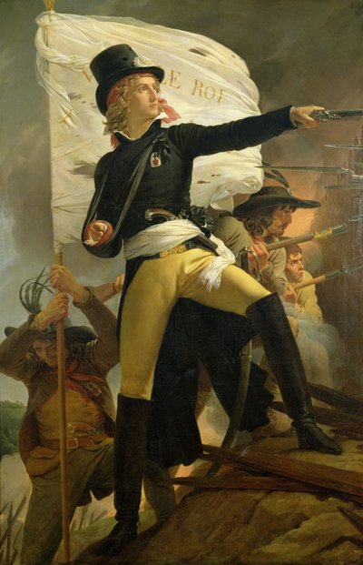 Henri de La Rochejaquelein (1772-94), leider van de opstand in de Vendée, 1817 door Baron Pierre Narcisse Guerin